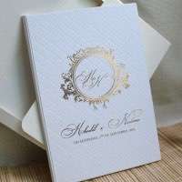 Hard Cover Invitation Card With Envelope Wedding Invitation Foiling Printing New Invitation